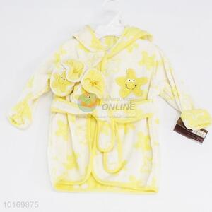 Wholesale cheap price children bathrobe&shoes