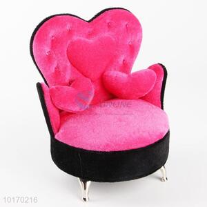 Delicate pink <em>velvet</em> jewelry <em>box</em> for girl