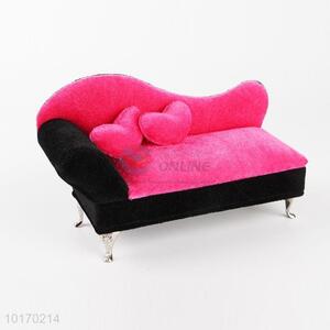 High quality pink black <em>velvet</em> jewelry <em>box</em>