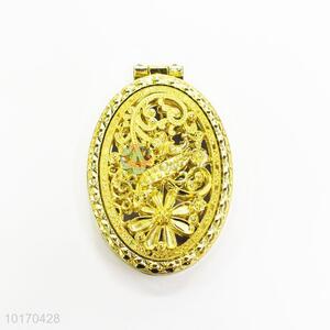 Professional Golden Plastic Retro <em>Cosmetic</em> Mirror