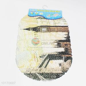 Popular designed color printing pvc bath mats/shower mats