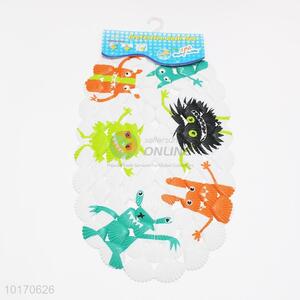 Cute monster printed shell bath mats/shower mats