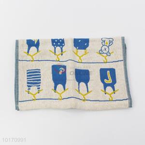 Promotional 100% Cotton Children Face Towel with Cloth Pattern