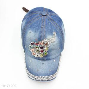 Fashion Cowboy Baseball Cap Peaked Denim Hats Sun Hat