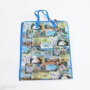 Promotional Wholesale PP Woven Storage Bag with Zipper