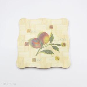 Wholesale Cheap Wood Placemat with Fruits Pattern