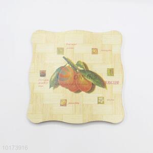 New Arrival Wood Placemat with Fruits Pattern