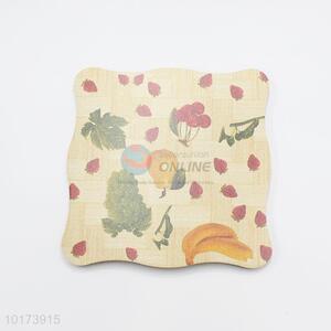 Fruits Printed Wood Mats Placemats for Home Use