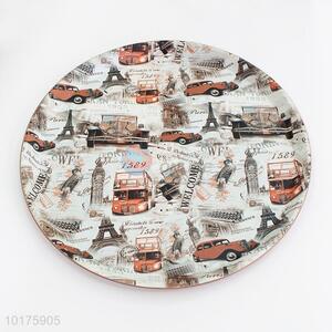 Hot Sale Round Shaped Serving Trays ABS Service <em>Salver</em>