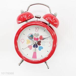 Double bell red alarm clock/Mini travel alarm
