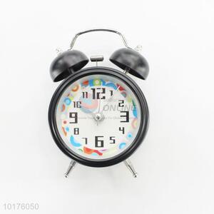 Personality two bell metal table clock alarm clock