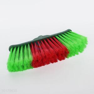 Plastic Cleaning Sweeping Broom Head Double Color