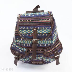 Fashion National Style Backpack Canvas Travel Backpack