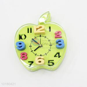 Apple shape alarm clock desk clock for children