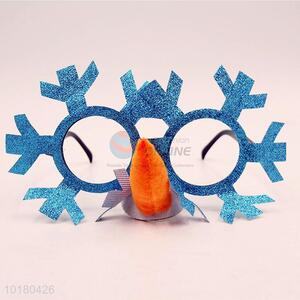 Wholesale snowflake party glasses/festival eye glasses