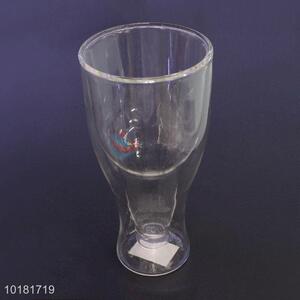 Wholesale Promotion Double Wall Pyrex Glass Beer Mug