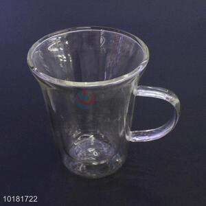 Hot Sale Lucency Glass Tea Cup With Handle For Wholesale