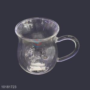 High Quality Lucency Glass Tea Cup With Handle