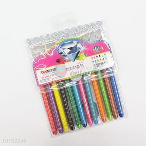 Candy Color Diamond Pattern Gel Ink Pen