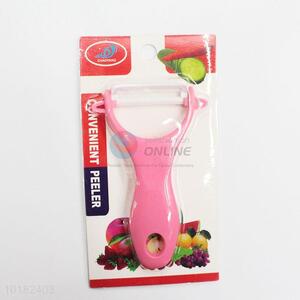Pink Color Plastic Fruit Vegetable Peeler