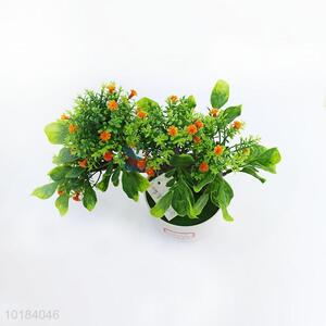 Artificial Flower Miniascape Fake Bonsai For Indoor Office Decoration Gifts