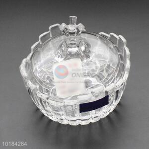 Factory Direct Glass Candy Pot Glass Candy Jar with Lid