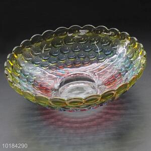 Fashion Style Household Glass Fruit Plate Glass Fruits Bowl