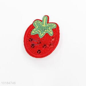 Pretty Cute Applique Embroidery Strawberry Shaped Patches