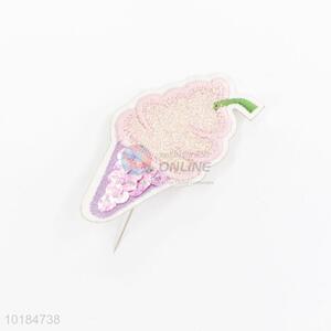 Best Selling Embroidery Ice-Cream Badge Patch for Kids Clothing