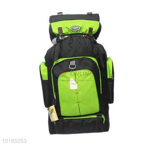 Promotional new style cool cheap green&black mountaineering bag