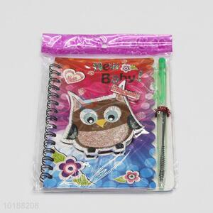 School Student <em>Stationery</em> Owl Notebook with Pen