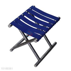Hot Sale Portable Blue Band Outdoor Stool Folded Chairs