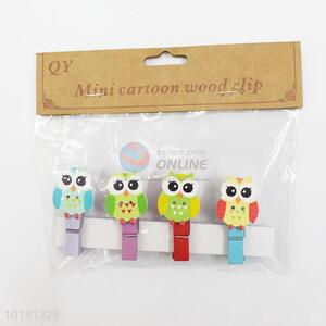 Cute owl photo clip/paper clip/wood clip