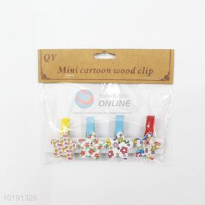 New arrival star pattern photo clip/paper clip/wood clip