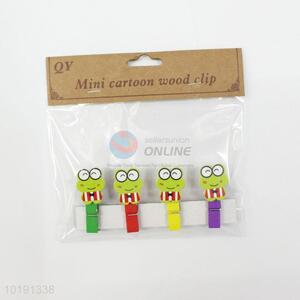Decorative frog photo clip/paper clip/wood clip