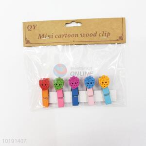 Decorative mini photo clip/wood clip