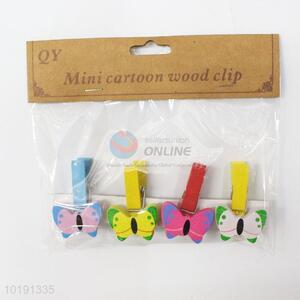 New design butterfly photo clip/paper clip/wood clip