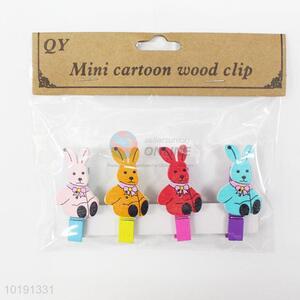 Decorative rabbit photo clip/paper clip/wood clip