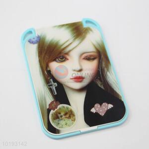 Portable Foldable Fashion Square Plastic <em>Cosmetic</em> Mirror