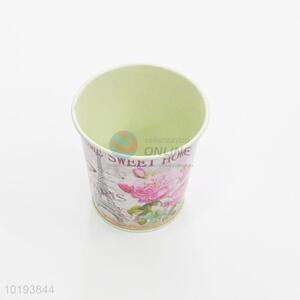 Mini Printed Water Bucket for Home Decoration
