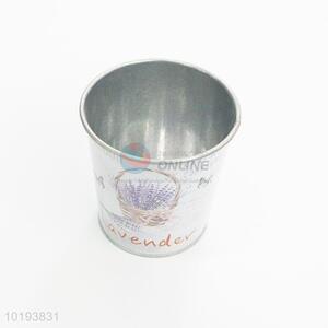 Lavender printed beer bucket ice iron bucket