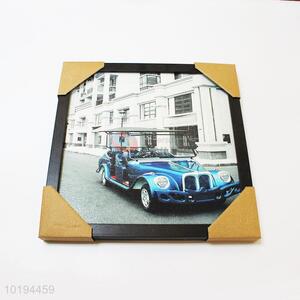 Wholesale Supplies Car Pattern Square Oil Painting for Decoration
