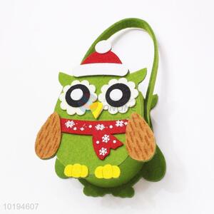Pretty Cute Hand Bag Christmas Felt <em>Candy</em> Bag in Owl Shape
