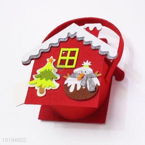 Factory Direct House Shaped Christmas Decorative Felt <em>Bags</em> for Kids