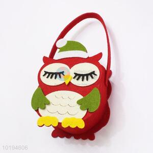 Best Selling Owl Shaped Felt Hand Bag Christmas <em>Candy</em> Bag