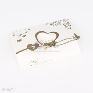Hight quality paper heart printed wedding <em>invitation</em>