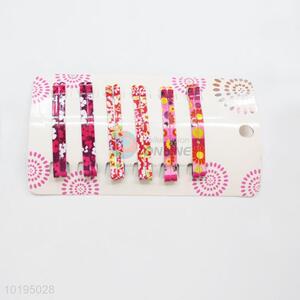 Fashion design printed hair clip,bobby pins