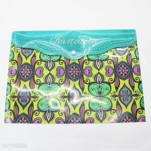 Newest Simple Style Colorful Flower Pattern <em>Envelope</em> Document Bag Stationery Office School Supplies