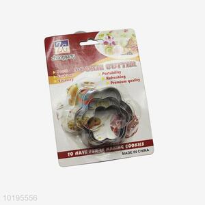 Top quality flower shaped metal cookie cutter