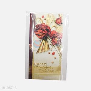Made in China flower style greeting card